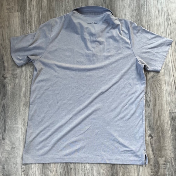 Travis Mathew | Coastal Chest Stripe Polo | Light Blue | Size XL - Picture 7 of 8